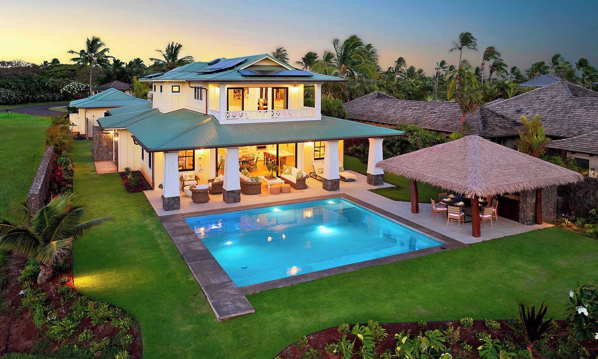 Poipu House | 5BR I Hale Maia at Kukui ula - Elegant Pool Retreat with Golf Views in Poipu
