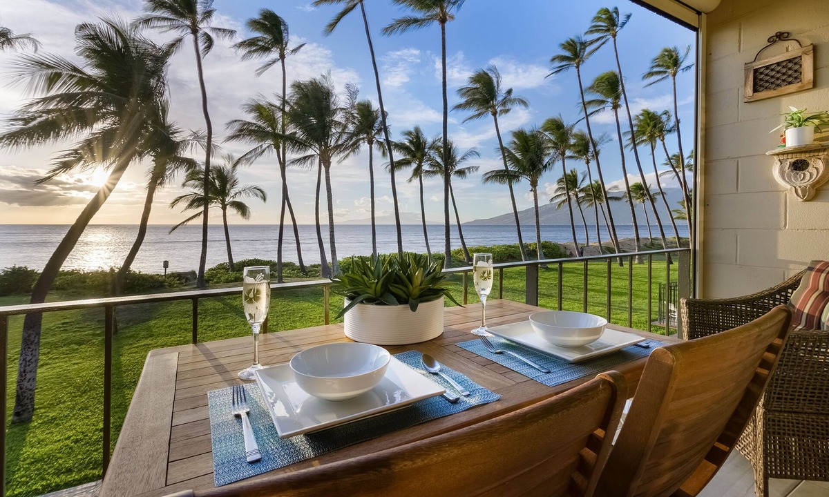 Kihei Condo | Breathtaking ocean views! Steps to the beach! Recently remodeled!