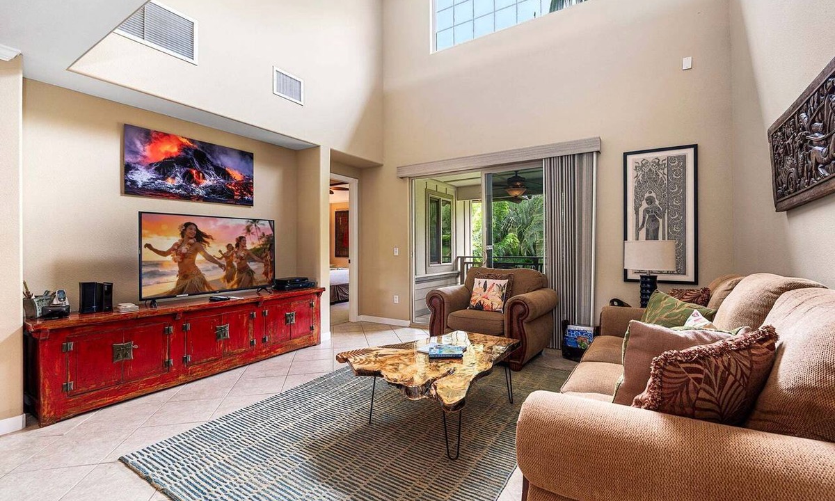 Kamuela Condo | 🏖️Mauna Lani Golf Villa w/Beach Club Access & AC | Palm Villas I-23