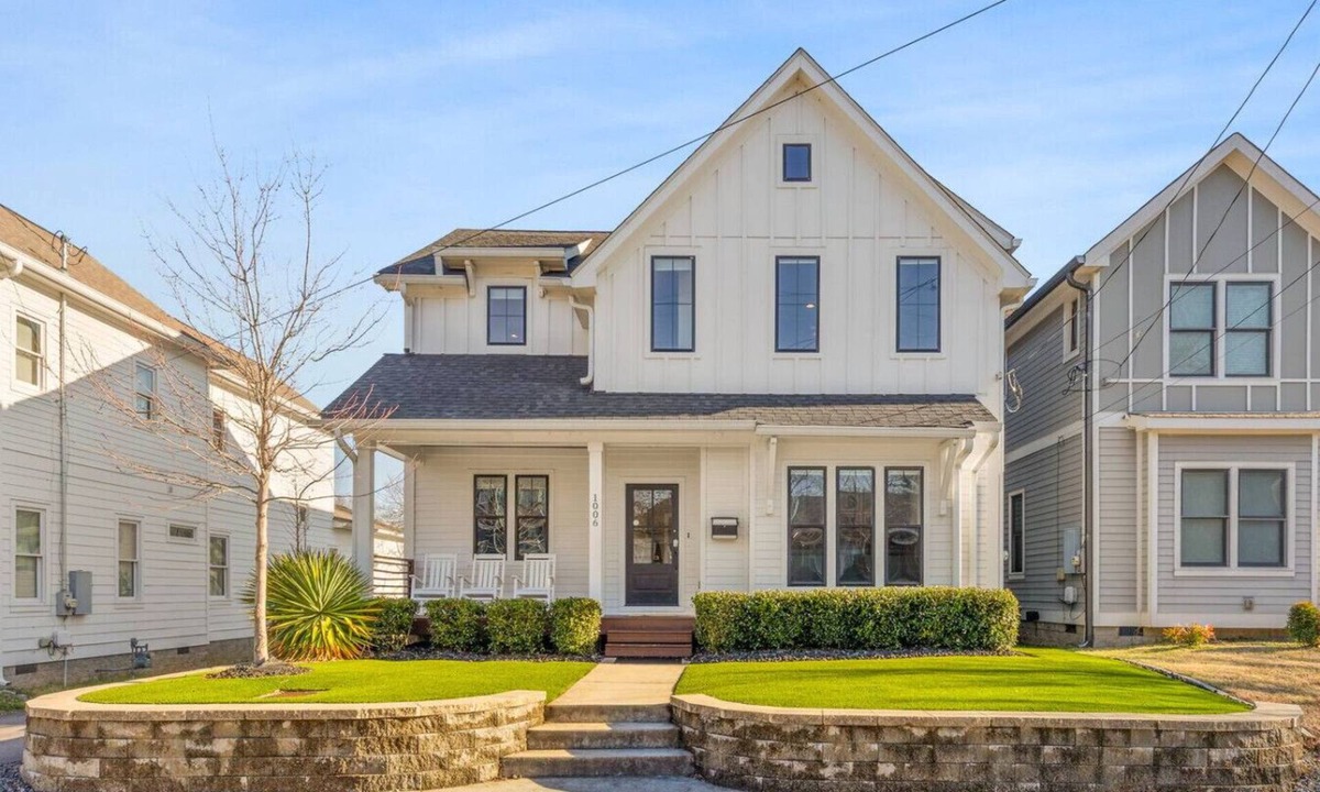 Hope Gardens House | Modern House by Downtown with Garage + Fenced-in Yard