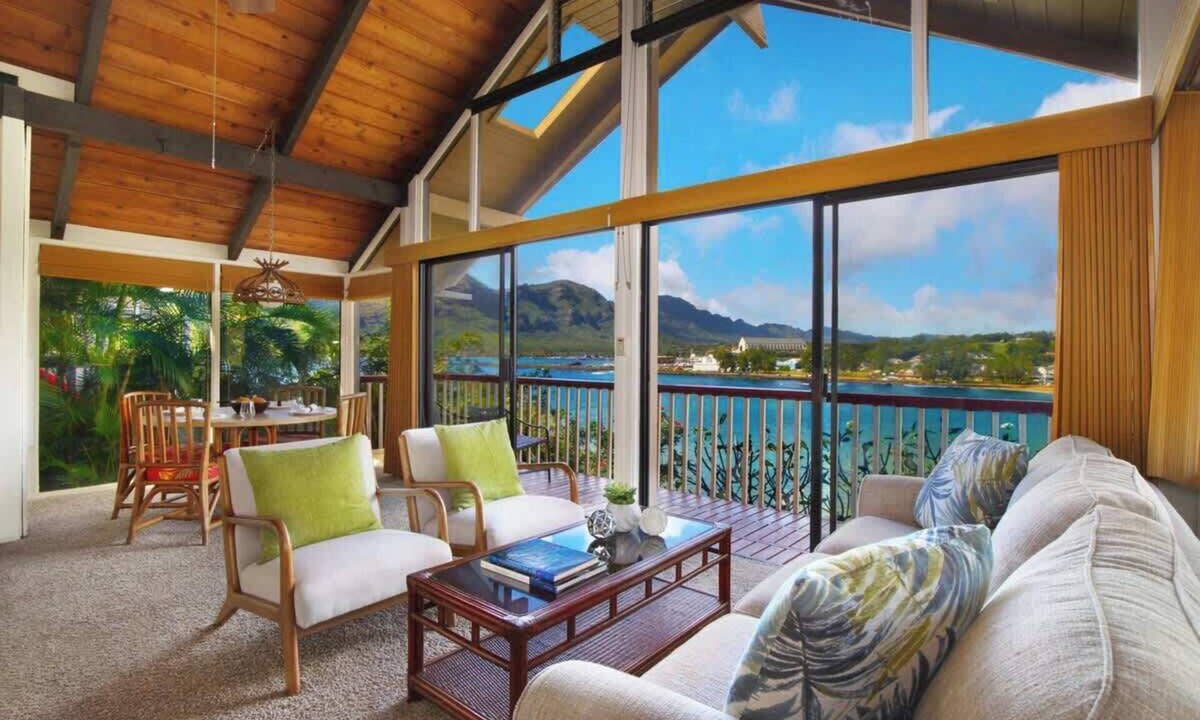Lihue House | NEW A/C! - Two Bedroom With Breathtaking Ocean Kalapaki Bay Views in Lihue