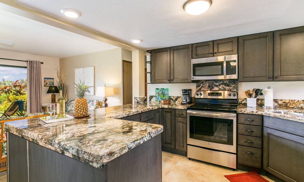 Princeville Condo | Newly Remodeled Ocean View Condo, 2 bedroom, 2 bath, No stairs!