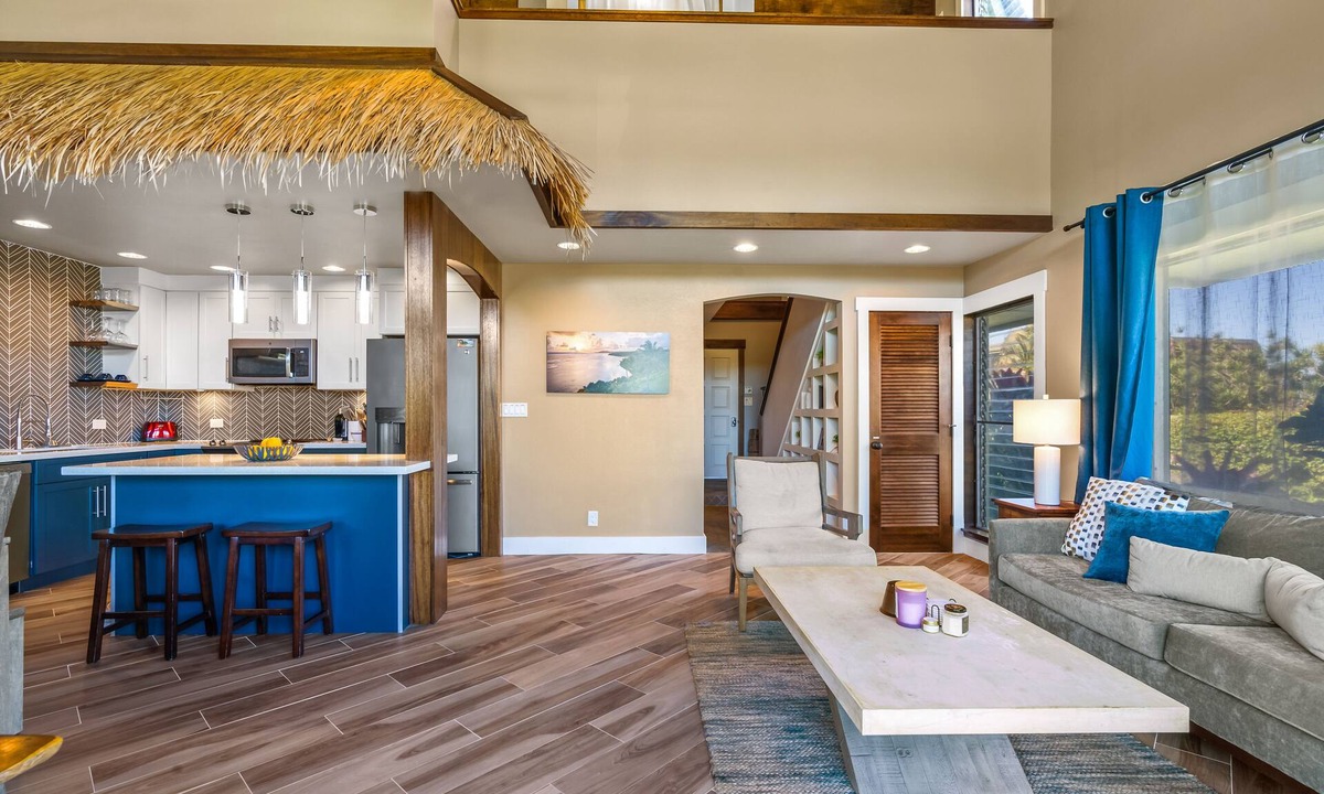 Princeville Villa | (P17D) Hale Blue Hawaii 1Br with Loft, Puamana, Pool, Wifi
