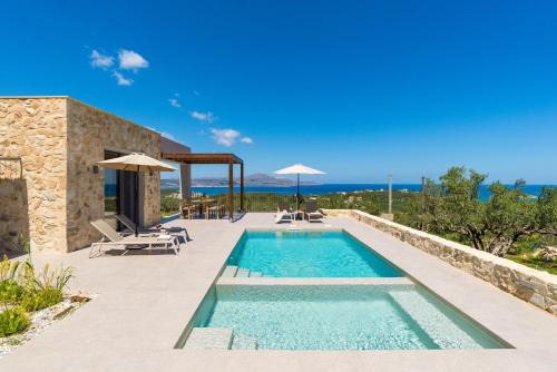Apokoronas Villa | Private Pool Villa with Sea View - Olive Horizon