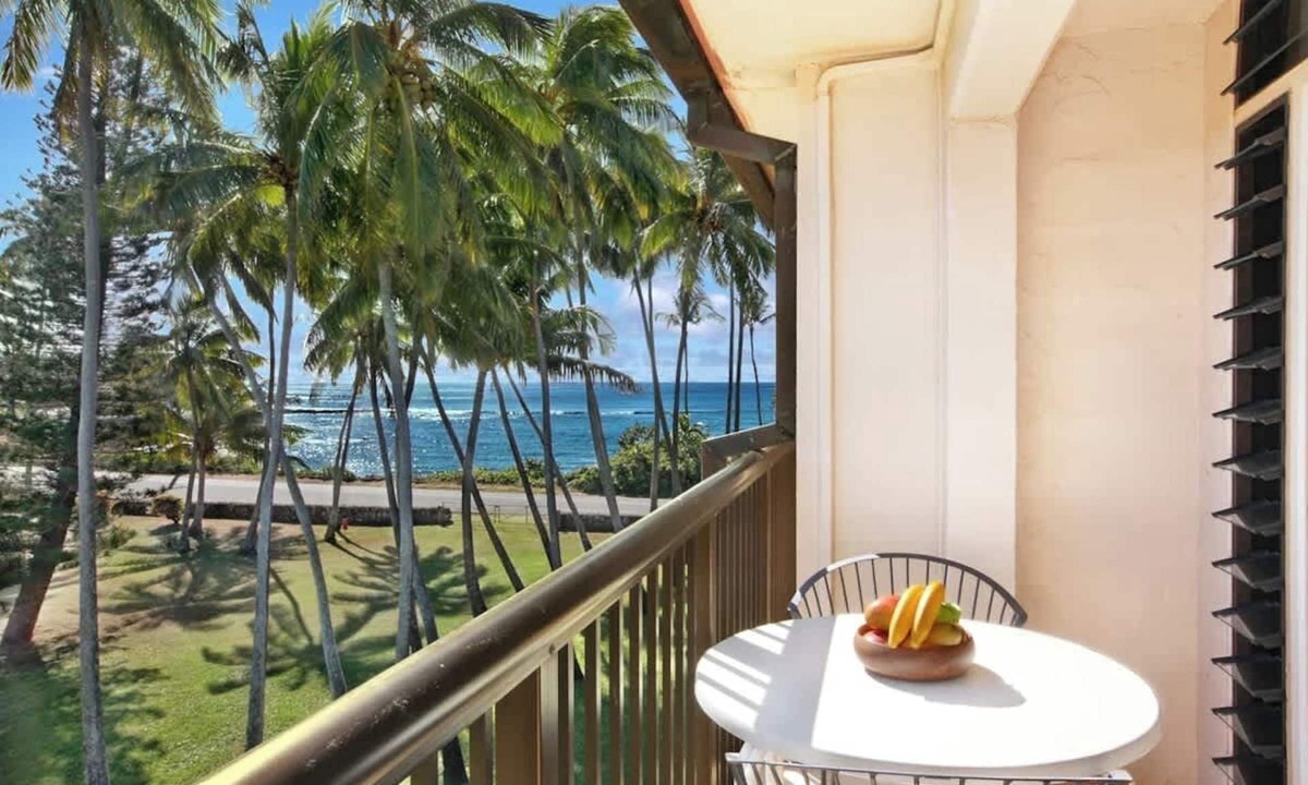 Poipu Condo | Top Floor Ocean View w/A/C just Steps to the beach and Beach House Restaurant