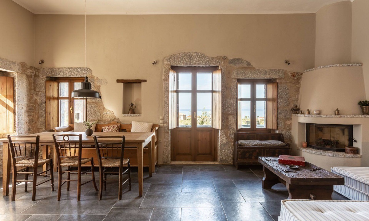 Riglia House | Traditional Stone House in Stoupa | Basilic