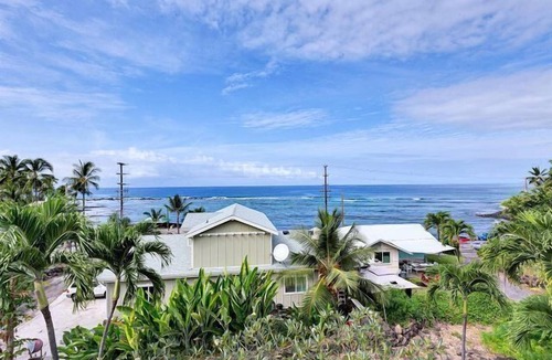 Kahaluu Bay Condo | 🏖️Across from Snorkel Beach | Ocean Views + 2 Lanais
