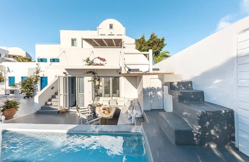 Imerovigli Villa | Agate Suite with Hot tub and sea view by Caldera Houses