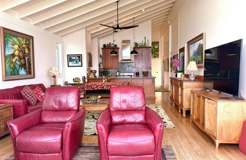 Mokuleia House | BEACH FRONT ESTATE SANDY BEACH Heated Saline Pool/SPA 360 Views: Please Inquire