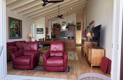 Mokuleia House | Beach Front Estate w/Guest Cottage, Sandy Beach, Heated Pool/Spa: Please Inquire