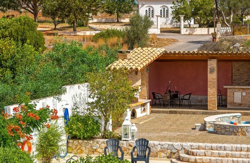 Tersanas Villa | Beachfront Villa With private Adult & Baby Pool, full privacy through tall fence