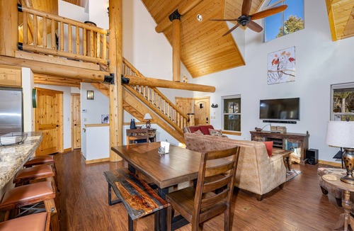 Angel Fire House | Classic Log Cabin w/Hot tub, Great Views, Private Feel, Wrap-Around Decks