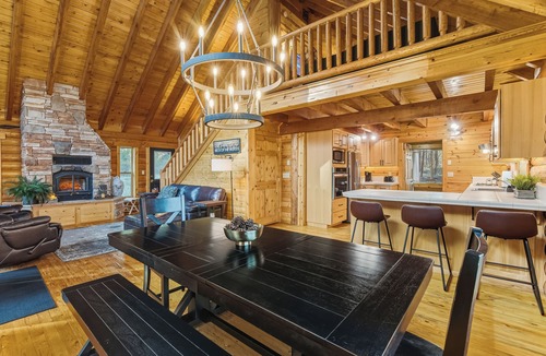Nine Mile Falls Cabin | Cozy Log Cabin Retreat INSIDE Riverside State Park located directly on trail 25!