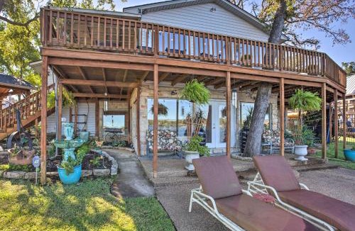 Tool House | Dock & Fire Pit: Waterfront Cedar Creek Lake Home