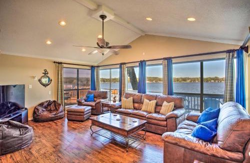 Tool House | Dock & Fire Pit: Waterfront Cedar Creek Lake Home