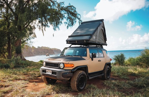 Kona Palisades House | Fully Decked Lifted 4WD Tan FJ Cruiser!