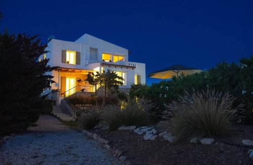 Tersanas House | Now we land, family, pool, bbq, path to sea