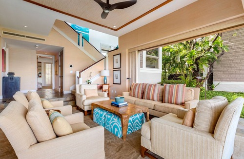 Kaupulehu Villa | Hualalai Palm Villa130A ~ Stunning Sunset Views~Signature Garden Shower