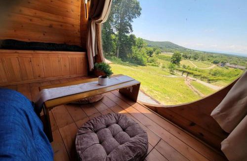 Arlington Other | Incredibly Unique Barrel Pod on a Beautiful Private Vineyard with Breathtaking Views for an Unforgettable Glamping Experience in Jonesville, North Car