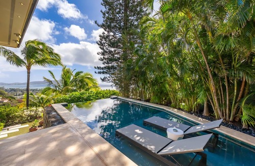 Waialae Iki Ridge House | Kahala Hills Estate by Gather: Luxury Oceanview Villa w/Pool & Gym