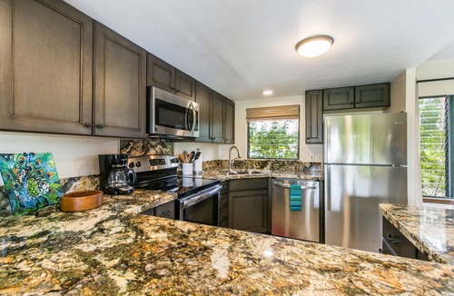 Princeville Condo | Newly Remodeled Ocean View Condo, 2 bedroom, 2 bath, No stairs!