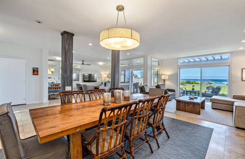 Mokuleia House | Oceanfront Family Escape w/A/C, Large Yard and Sunset Deck