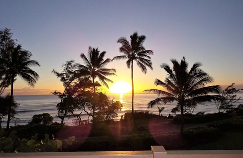 Lihue Condo | Oceanfront, Ocean-View, Steps to Beach, Kaha Lani Resort #221, Wailua Golf