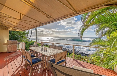 Pupukea House | Please Inquire! Waimea Point Oceanfront House - with Air Conditioning
