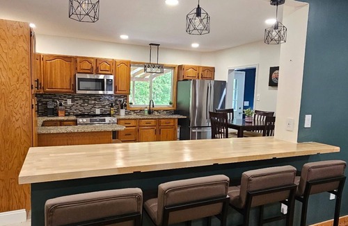 Lakeville House | Poconos Group Getaway: Hot Tub, Firepit& Pet Friendly