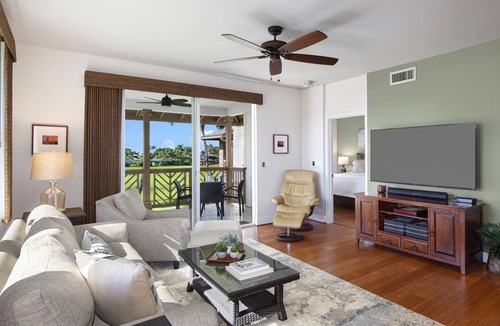 Poipu Condo | Poipu Retreat: 3BR with Ocean & Golf Views, Lanai Sunsets, Pool & Central A/C