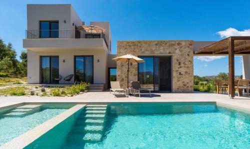 Apokoronas Villa | Private Pool Villa with Sea View - Olive Horizon