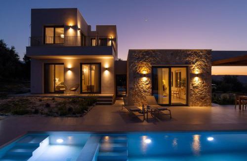 Apokoronas Villa | Private Pool Villa with Sea View - Olive Horizon
