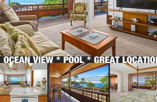 Kahaluu Bay Villa | Reefside Suite at Seaspray Ocean View