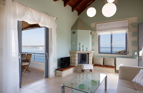 Plaka Villa | Thea Sea View Villa, with Private Pool & Walking distance to the beach