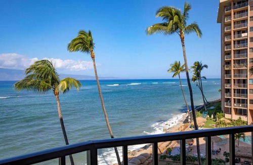 Kahana Apartment | Valley Isle Oceanfront Studio Sleeps 4 Villas Peaceful Retreat Complimentary Car with 6 Nights VIR-107 by KBM