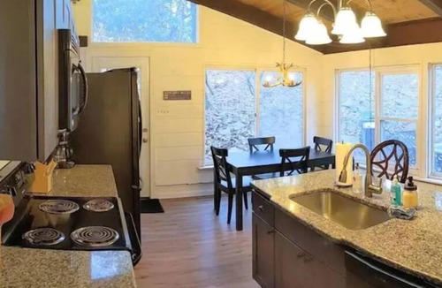 Lake Harmony Estates Ski Chalet | View of Lake Harmony from The Cozy Cottage