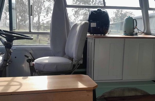 Silverwood House | Vintage Bedford Bus Farm Glamping Under the Stars