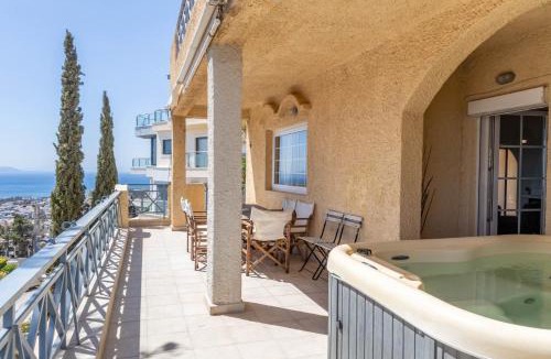 Voula House | Voula Sea View Home with Jacuzzi Newly Refreshed 2026