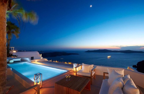 Firostefani Villa | Wonderful Santorini Villa | 3 Bedrooms | Aura Villa | Private Infinity Pool &.