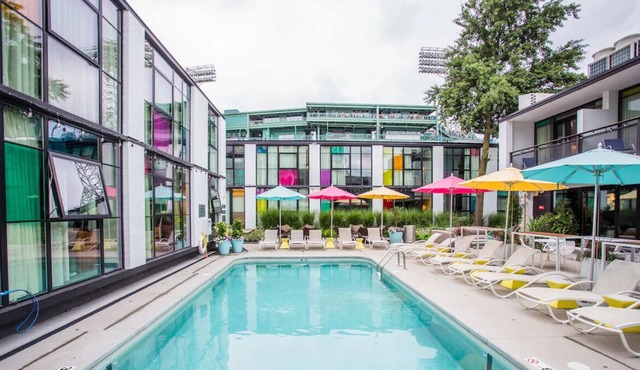 3 Retro-vibe Units w/ Balcony! Parking, Onsite Pool, Garden! Near Inman Square