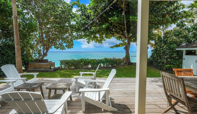 4Bed Beachfront home near Pipeline