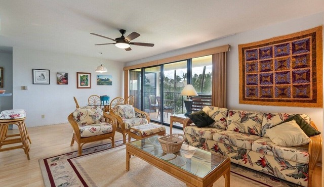 All the beauty and tranquility that Kauai has to offer starts with this lovely villa.
