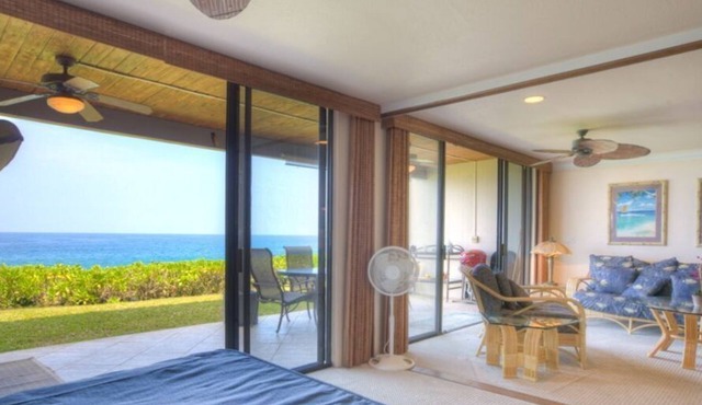 Aloha Condos, Keauhou Kona Surf and Racquet Club, Condo 1-102, Oceanfront