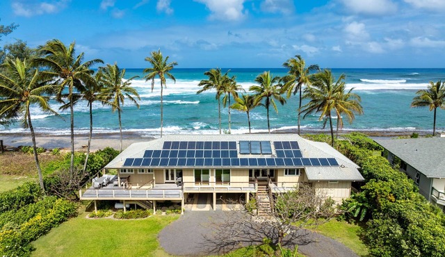 Beachfront Luxury Dream House with A/C & Gym!