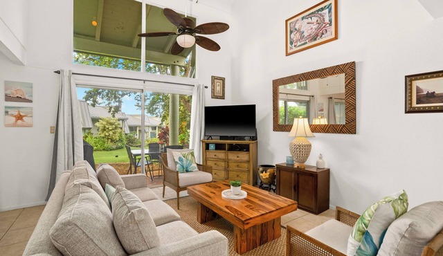 Charming 3-bedroom villa in delightful Princeville with WiFi, AC Included