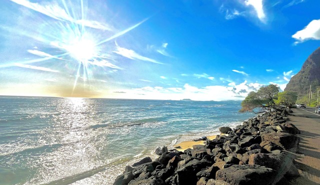 Cozy studio in awesome Kaaawa with WiFi, AC, fitness room