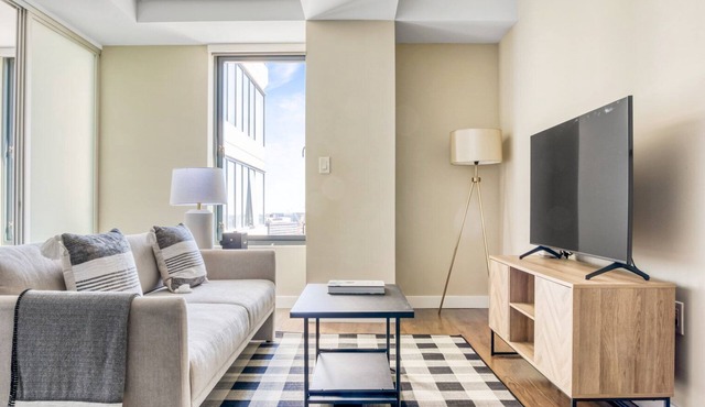 Dreamy Theatre District 1BR w/Gym & W/D, near Boylston T, by Blueground