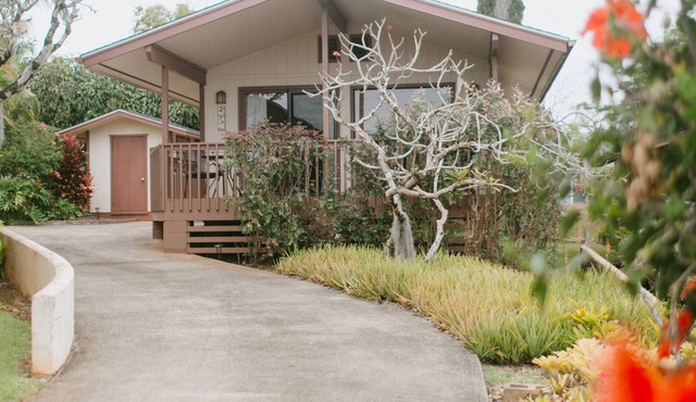 Entire Cottage Ocean View 12 Minutes from Poipu Beach TVNC#1242
