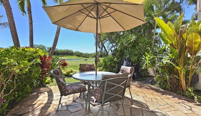 Fairways at Ko Olina 22H: Golf Course Elegance, Lush Backyard