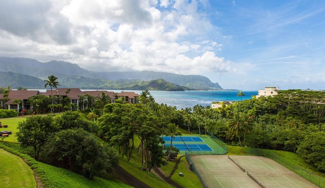 Hanalei Bay Resort 33056 By Parrish Kauai- great views full AC and walk to the b